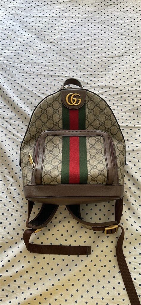 fake brown gucci backpack|gucci backpack brownells.